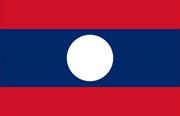 라오스 국기